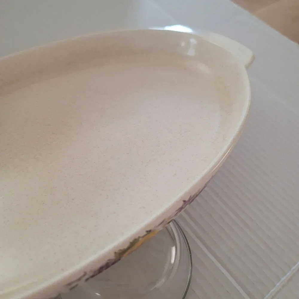 Vintage LENOX TemperWare "Summer Harvest" Fruit Oval Roaster Platter Dish 15" - Picture 8 of 11